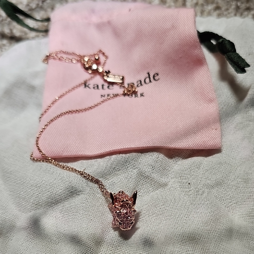 Kate Spade Rose Gold Pendant Necklace